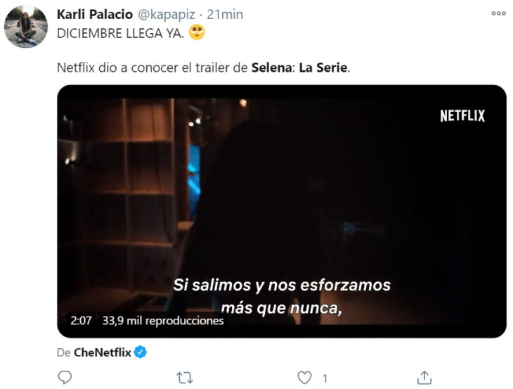 Reacción de Twitter ante el trailer oficial de 'Selena: la serie'