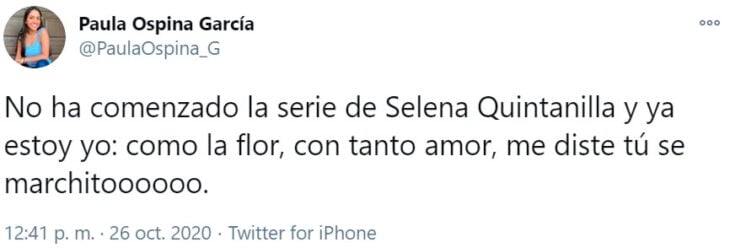 Reacción de Twitter ante el trailer oficial de 'Selena: la serie'
