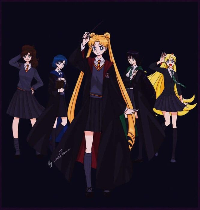 Personajes de Sailor moon en Hogwarts