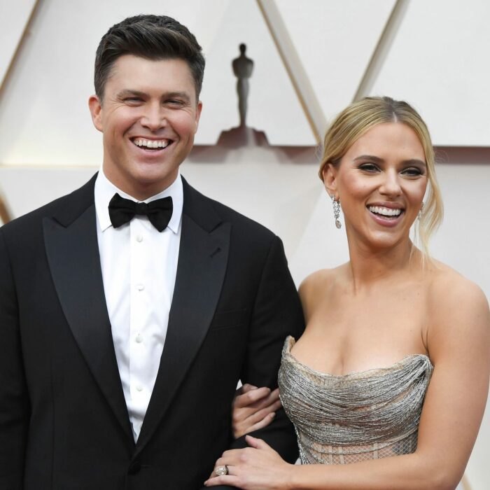 Scarlett Johansson y Colin Jost