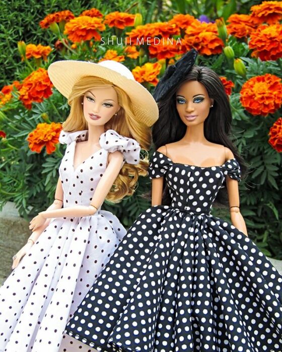 Creaciones de alta moda para Barbies por Shuiimedina