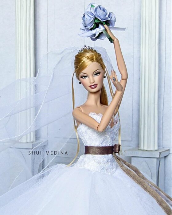 Creaciones de alta moda para Barbies por Shuiimedina