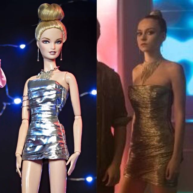 Barbie con vestido de Carla de Élite