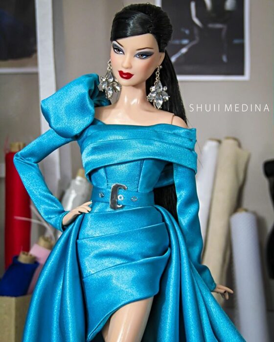 Creaciones de alta moda para Barbies por Shuiimedina