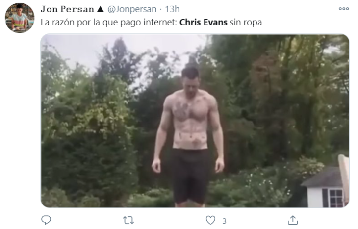 Tuits sobre Chris Evans