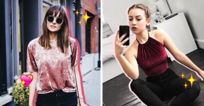 15 Blusas con toque velvet que te enamorarán