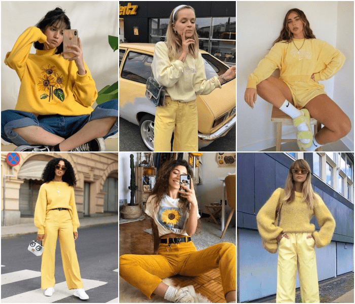 outfits en color amarillo ideales para las chicas leo