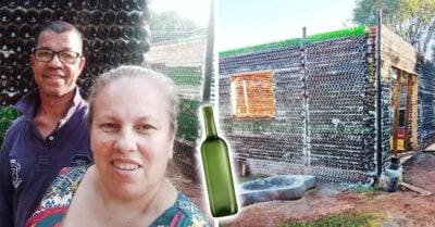 Pareja construye casa ecológica con más de 10 mil botellas recicladas