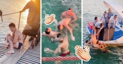 Joven en silla de ruedas se lanza al mar para salvar a otro chico