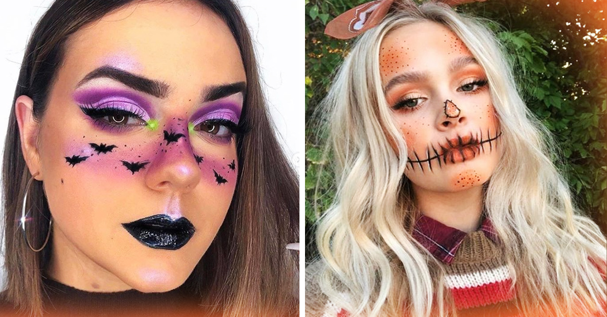 Maquillajes creativos de Halloween para una sesión de fotos Maquillajes creativos de Halloween para una sesión de fotos