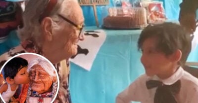 ¡Como en ‘Coco’! Niño le canta ‘Recuérdame’ a su bisabuela y es pura ternura