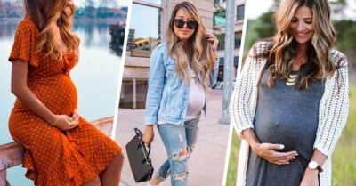 15 Outfits para presumir tu pancita de embarazada durante el otoño