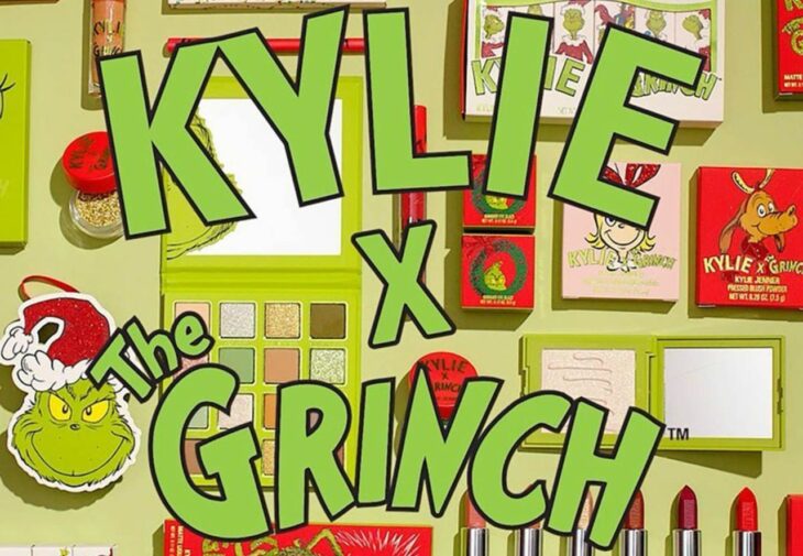 Colección de maquillaje de Kylie Cosmeticis inspirada en la película de 'El Grinch'