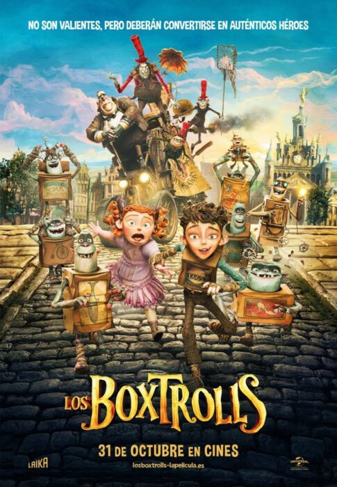 Poster de la película 'Los Boxtrolls'