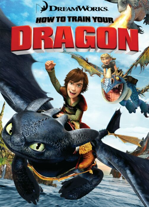 Poster de la película 'Cómo entrenar a tu dragón'