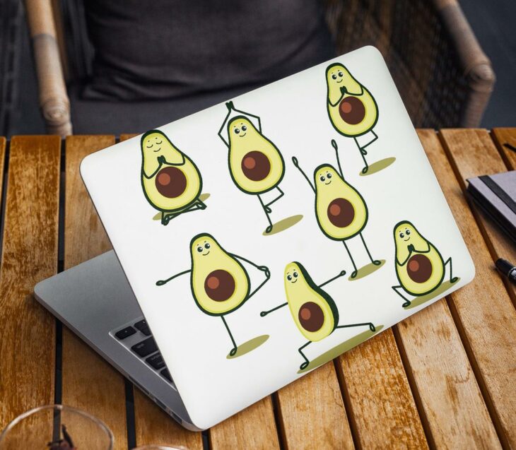 Laptop con estampado de aguacates; Artículos para las chicas que aman el aguacate 