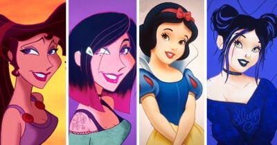 Esta ilustradora convierte a personajes Disney en personajes góticos