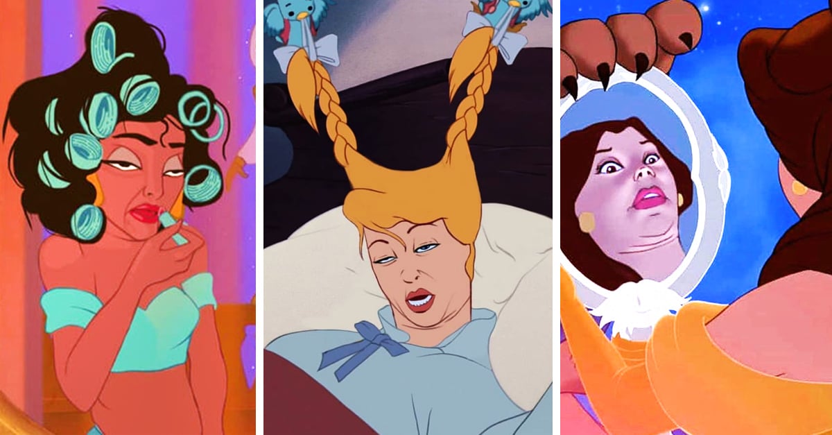 Artista Crea Ilustraciones Divertidas De Personajes Disney
