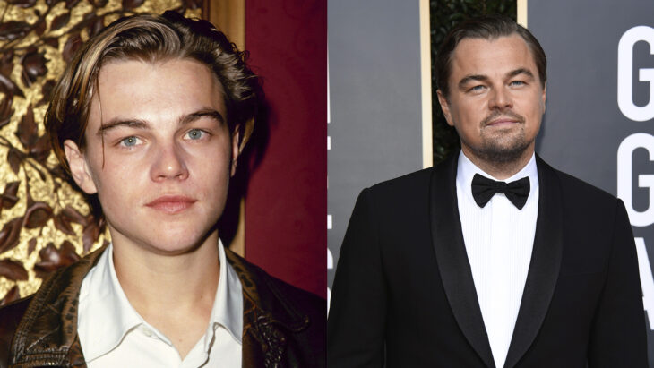 Comparación de Leonardo Dicaprio en 1995 vs actualmente 