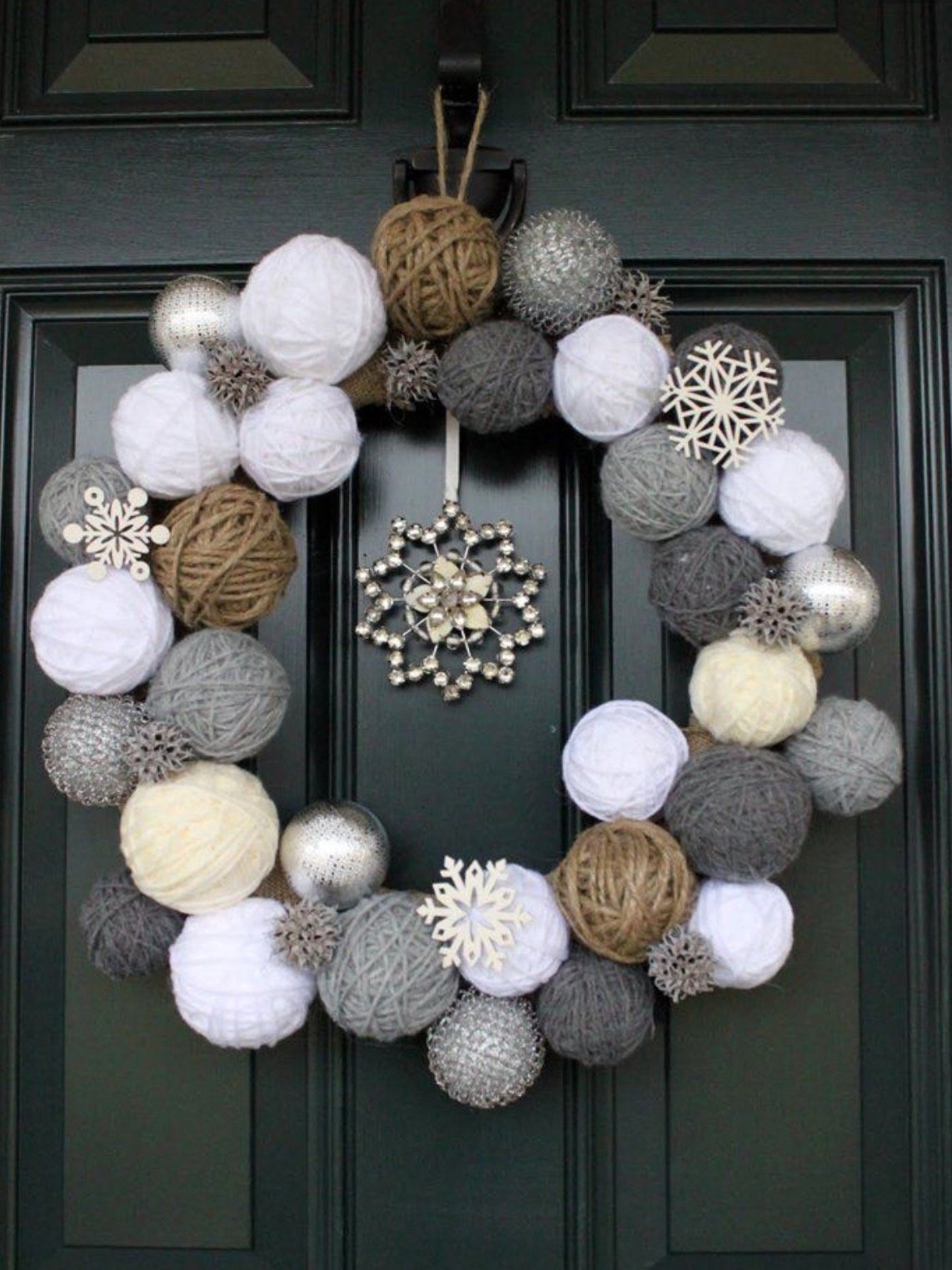 Limo Cambiable lanzadera 15 Ideas para decorar la puerta de tu casa esta Navidad