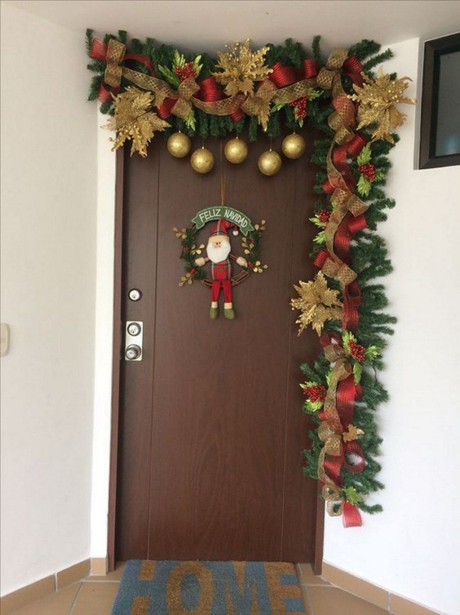 15 Ideas decorar la puerta de tu casa esta Navidad