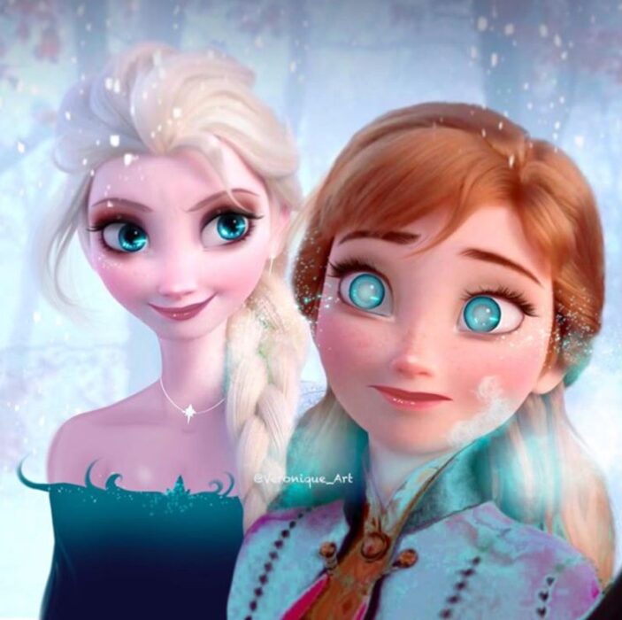 Princesa Elsa con atuendo de villana