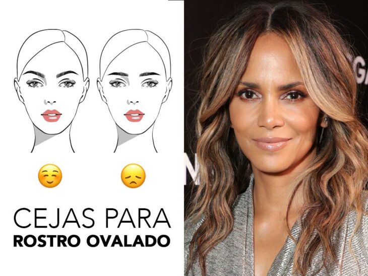 Halle Berry sonriendo y mostrandos sus cejas;Guía rápida para resaltar tus cejas según la forma de tu rostro