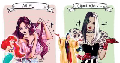 Así se verían las princesas y villanas Disney si fueran chicas centennials