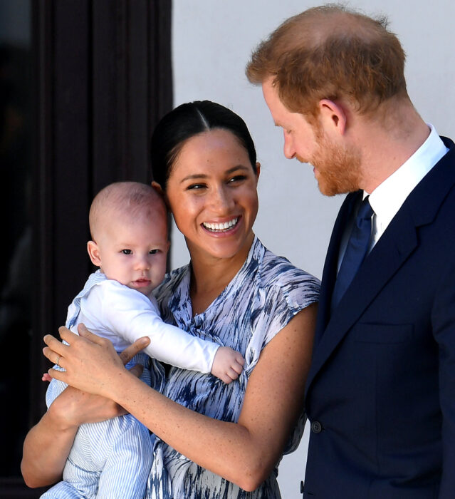 Meghan Markle, el príncipe Harry y su hijo Arcie Harrison Mountbatten-Windsor