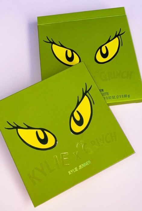 Paleta de sombras de la colección 'Kylie x The Grinch'