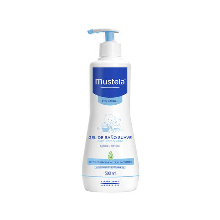 Mustela en gel limpiador; productos de farmacia para piel bonita 