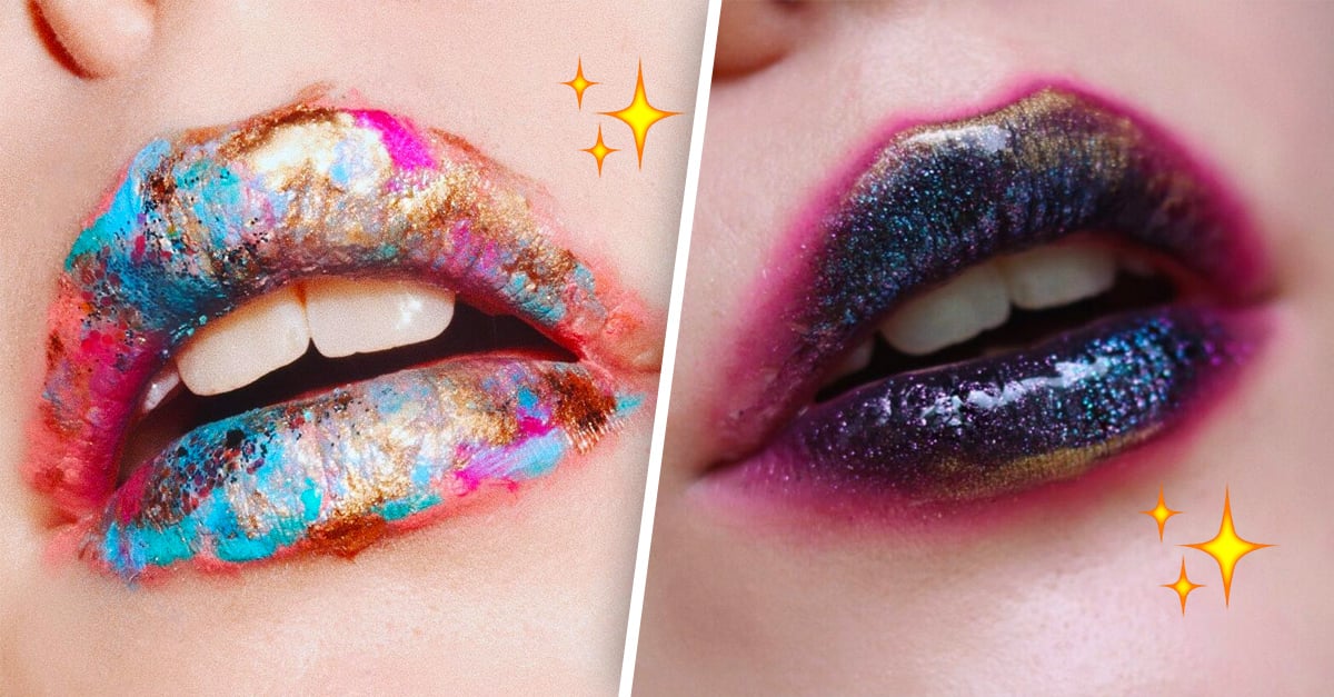  Maquillajes de labios bonitos, creativos y aesthetic