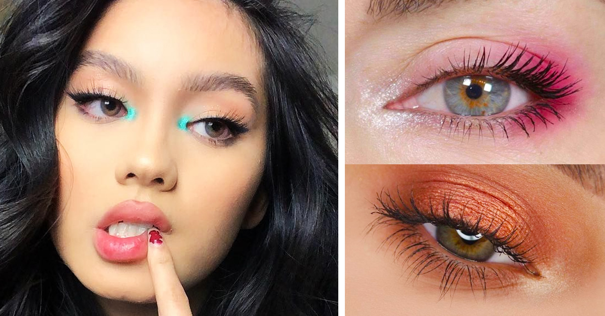 Maquillajes de ojos superfáciles que cualquiera podrá hacer tonos naranja y cafe Maquillajes de ojos superfáciles que cualquiera podrá hacer