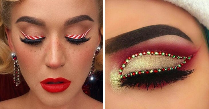 17 lindos maquillajes navideños para triunfar en Instagram
