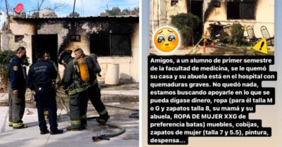 Familia pierde todo en un incendio, desconocidos se unen para ayudarlos