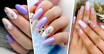 15 Lindas ideas para darle a tus uñas un toque en lila