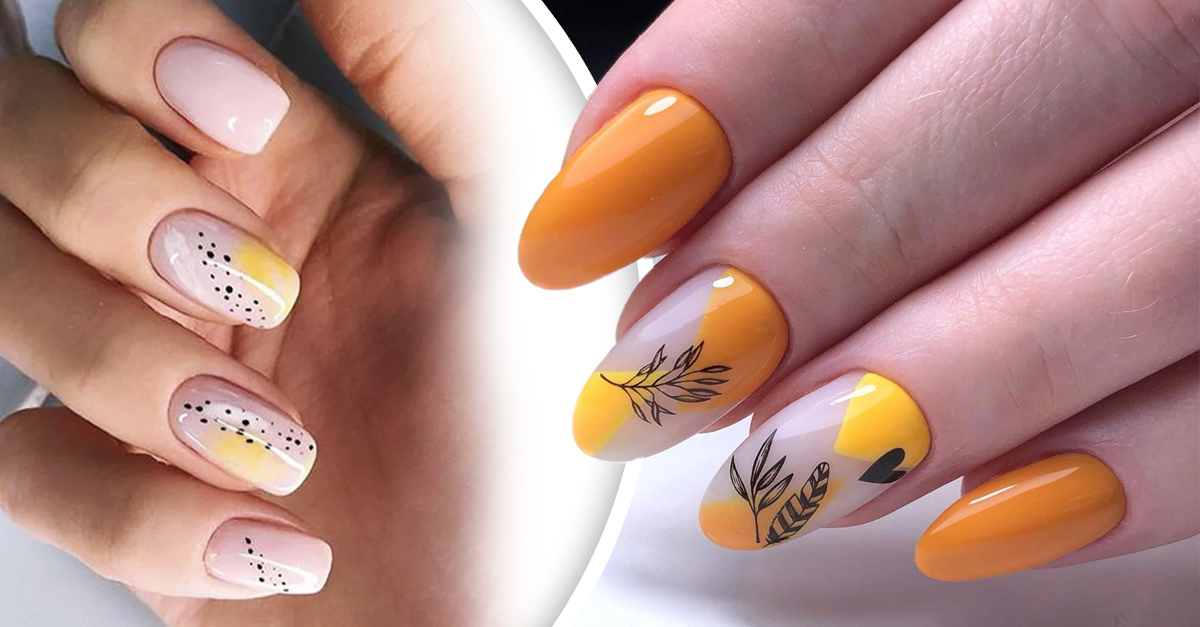Manicuras mostaza para iniciar otoño con la actitud