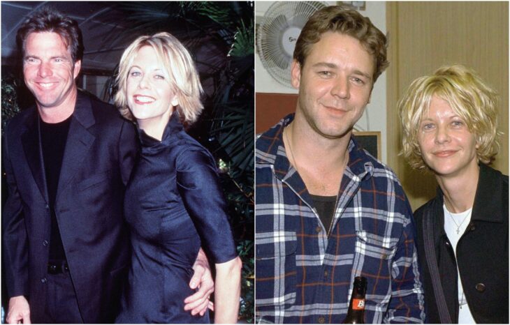 Meg Ryan y Dennis Quaid; 10 Famosos que terminaron su relación a causa de una película