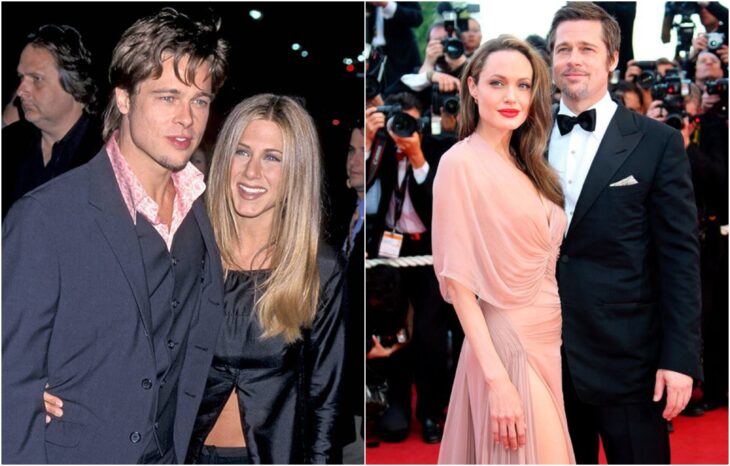 Brad Pitt y Jennifer Aniston; 10 Famosos que terminaron su relación a causa de una película