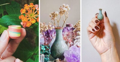 Estas piezas de cerámica en miniatura son una total obra de arte