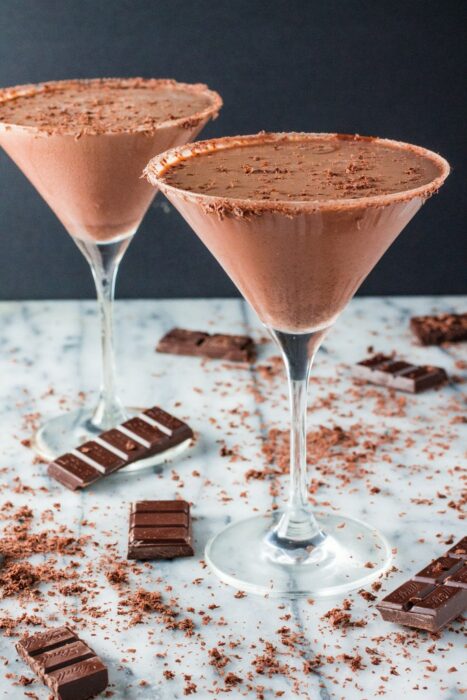 Martini de chocolate y Baileys