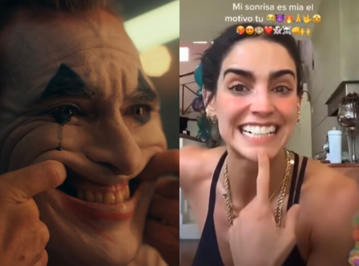 Los memes virales del 2020; Bárbara de Regil sonriendo junto con el Jóker