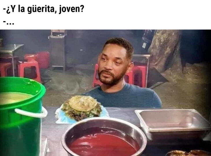 Los memes virales del 2020; Will Smith llorando en el puesto de tacos