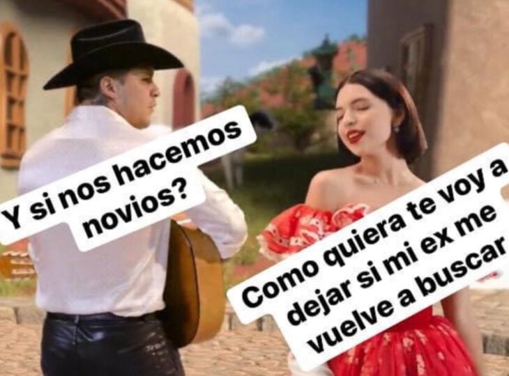 Los memes virales del 2020; Christian Nodal y Ángela Aguilar