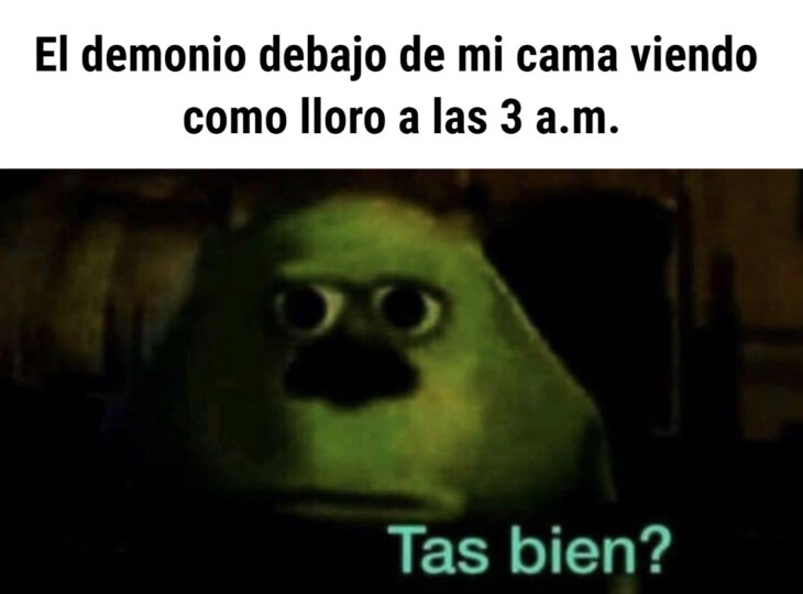 Los memes virales del 2020; Mike Wazowski de Monsters, Inc., tas bien?