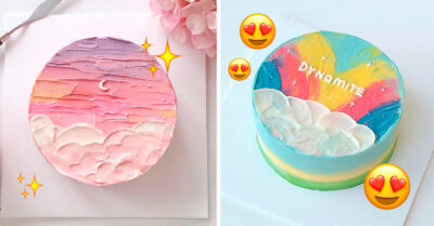 17 Hermosos pasteles que parecen creados con acuarela