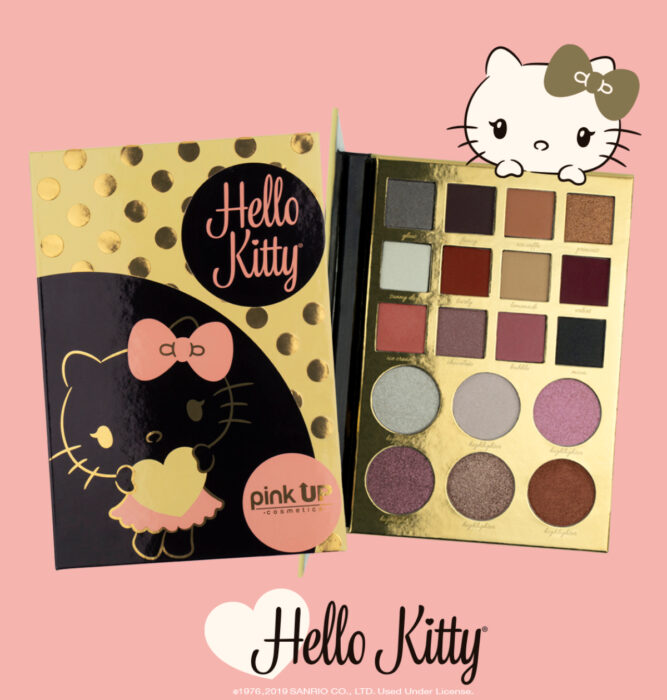 Regalos bonitos de Hello Kitty que puedes comprar en línea; set de sombras de Pink Up