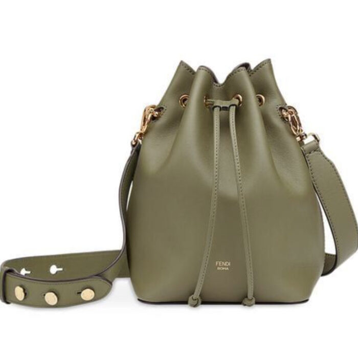 Bucket bag color verde army