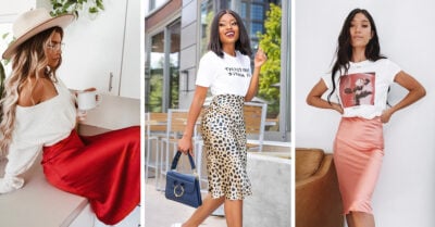 18 Maneras de llevar una falda de satín para sentirte cómoda y chic