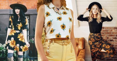 15 Maneras de añadir girasoles en tu outfit diario